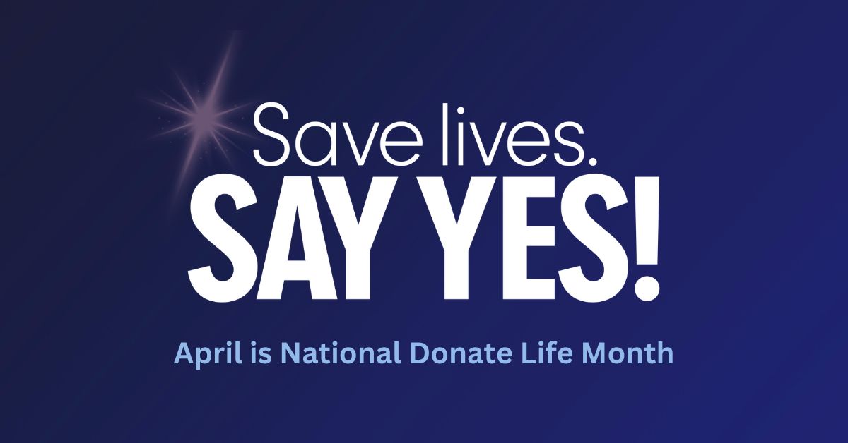 Save lives. Say Yes! graphic